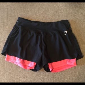 GymShark running shorts!!